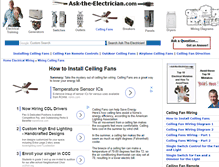 Tablet Screenshot of ceilingfanwiringdiagram.ask-the-electrician.com